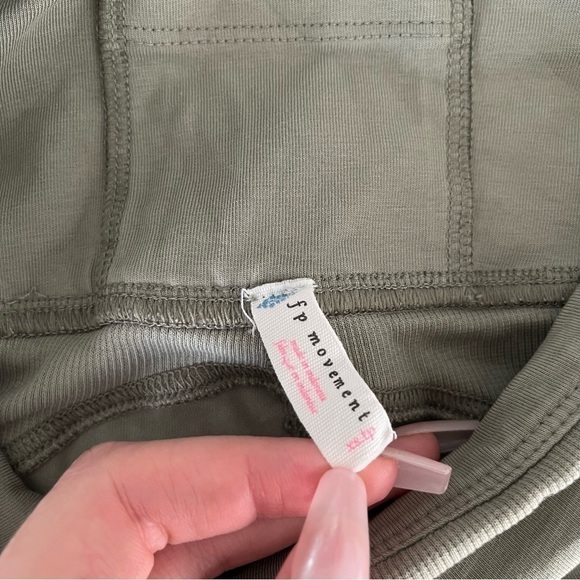 Free People | Movement Hot Shot Leggings Army Green Size XS Cotton - Picture 8 of 8